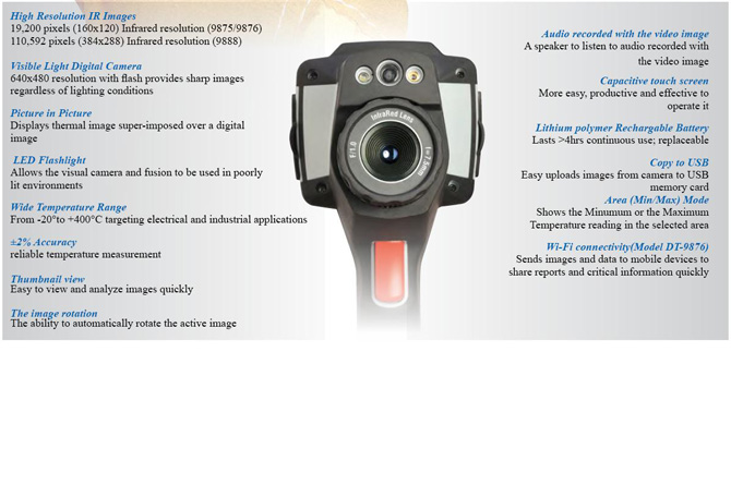 тепловизор DT-9875 тепловизор DT-9875
